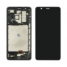 Дисплей для Samsung A013 Galaxy A01 Core (2020) з чорним тачскрином та корпусною рамкою