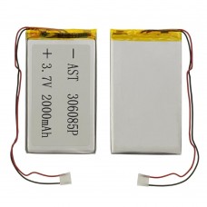 Акумулятор 306085P універсальний з контролером, 3,8 х 50 х 87 мм (1100 mAh)/ для смартфона, планшета