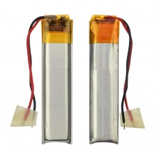 Акумулятор 501040P універсальний з контролером, 5 х 10 х 40 мм (185 mAh)/ для кейсів навушників, Bluetooth гарнітур, MP3 плеєрів