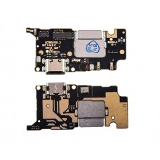 Разъём зарядки  для XIAOMI  Mi5c (USB Type-C) на плате с микрофоном и компонентами