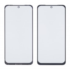 Скло тачскрина з OCA плівкою для Xiaomi Redmi Note 10 4G/ Note 10s/ Note 11 (6.5") 4G чорне з олеофобним покриттям, загартоване