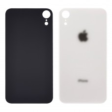Заднє скло корпусу для Apple iPhone XR White (біле) (Big hole)