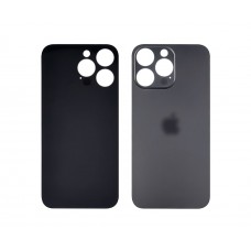 Заднє скло корпусу Apple iPhone 13 Pro Graphite (темно-сіре) (Big hole) Original
