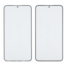 Скло тачскрина з OCA плівкою для Samsung S906 Galaxy S22 Plus чорне з олеофобним покриттям, загартоване G+OCA Pro