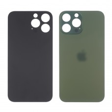 Заднє скло корпусу Apple iPhone 13 Pro Alpine Green (зелене) маленький виріз під камеру