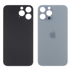 Заднє скло корпусу для Apple iPhone 13 Pro Max Sierra Blue (синій) маленький виріз під камеру