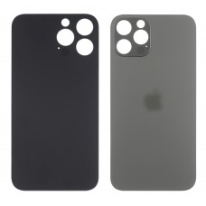 Заднє скло корпусу Apple iPhone 13 Pro Max Graphit (сіре) маленький виріз під камеру