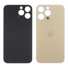Заднє скло корпусу Apple iPhone 13 Pro Max Gold (золоте) маленький виріз під камеру