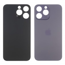 Заднє скло корпусу Apple iPhone 14 Pro Max Deep Purple (фіолетове) маленький виріз під камеру