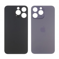 Заднє скло корпусу Apple iPhone 14 Pro Deep Purple (фіолетове) маленький виріз під камеру
