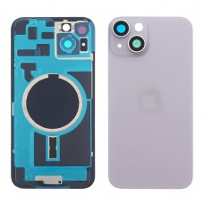 Заднє скло корпусу для Apple iPhone 14 Plus Purple (фіолетове) з рамкою та склом камери