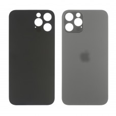 Заднє скло корпусу Apple iPhone 12 Pro Graphit (сіре) маленький виріз під камеру