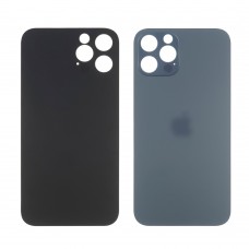 Заднє скло корпусу Apple iPhone 12 Pro Blue (синє) маленький виріз під камеру