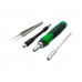 Набір інструментів BAKU BA-3039 (ручка з тріскачкою, 2 подовжувача, пінцет прямий, присоска, 2 медіатора, 48 насадок)