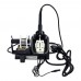Паяльна станція WEP 926 LED-IV, паяльник, цифрова індикація, лупа, підсвічування, власники плат і припою, 60W, 90-400 гр C