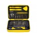 Набір інструментів Aida A-8819 (ручка, 28 біт, подовжувач, пінцет прямий, 3 лопатки, медіатор, присоска, SIM-ключ)