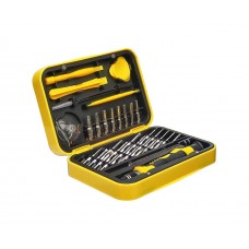 Набор инструментов Aida A-8819 (ручка, 28 бит, удлинитель, пинцет прямой, 3 лопатки, медиатор, присоска, SIM-ключ)