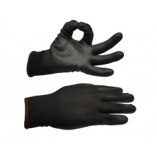 Перчатки Aida чёрные, с полиуретановой поверхностью (комплект 2 шт)
