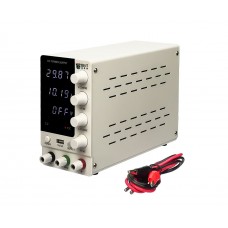 Блок живлення Best BST-3010D, 30V 10A, імпульсний, з цифровою індикацією (V/A/W), USB 5V/2A
