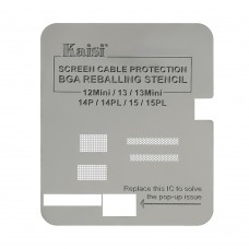 Трафарет BGA Kaisi для мікросхеми дисплея iPhone 12 Mini/ 13/ 13 Mini/ 14 Pro/ 14 Plus/ 15/ 15 Plus