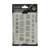 Трафарет BGA QianLi QS532 iPhone Universal 01, IP X-15 (WiFi, Baseband, Nand, NFC, A11-A17)