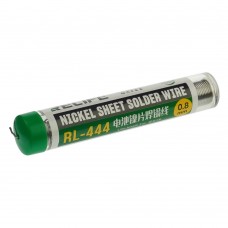 Припій для паяння контактів АКБ Relife RL-444 Nickel Sheet Solder Wire (0.8 x 3000 мм, 23 г)