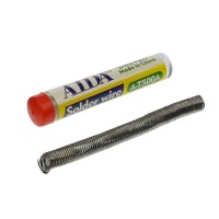 Припій Aida A-T500A (0.8 x 2500 мм, 10 гр, Sn 63%, Pb 37%)