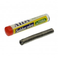 Припій Aida A-T500A (1.0 x 1620 мм, 10 гр, Sn 63%, Pb 37%) Припій Aida A-T500A (1.0 x 1620 мм, 10 гр, Sn 63%, Pb 37%)