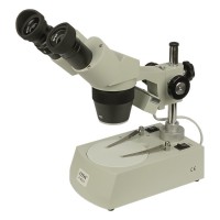 Мікроскоп бінокулярний Aida A-4024/XTX-3C-R (окуляри, що обертаються, LED підсвічування верх/низ, фокус 60-80 мм, кратність 20X/40X)