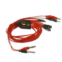 Кабелі для блоків живлення Mechanic Power Air iP16, з крокодилами та роз'ємами для підключення плат iPhone 7 - 16 Pro Max