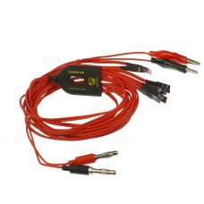 Кабелі для блоків живлення Mechanic Power Air iP16, з крокодилами та роз'ємами для підключення плат iPhone 7 - 16 Pro Max