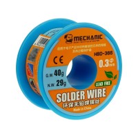 Припій Mechanic HBD-366 0,3 мм, 40 гр, Sn 99,3%, Bi 0,7%