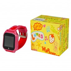 Дитячі смарт годинник М06 рожеві з підтримкою micro-sim, камерою, вологостійкі