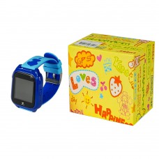 Детские смарт часы    М06 синие с поддержкой micro-sim, камерой, влагостойкие