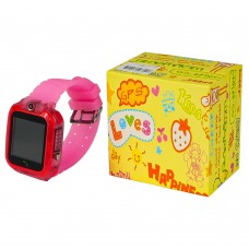 Дитячі смарт годинник М09 рожеві з підтримкою micro-sim, камерою, вологостійкі