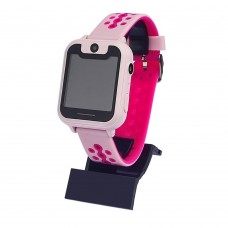 Дитячі смарт годинник S6 рожеві з функцие оповіщення при знятті з зап'ястя