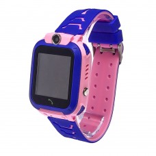 Детские смарт часы    Q12 с функцией GPS розовые