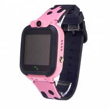 Детские смарт часы Q16 с функцией GPS и защитой стандарта IP68 розовые