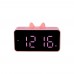 Настільний годинник-колонка WQ9 рожевий