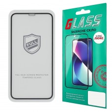 Захисне скло для Apple iPhone X/ XS/ 11 Pro Full Glue (0.25 мм, 2.5D, чорне) Люкс