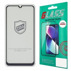 Захисне скло для Samsung A505/ A305/ M305 A50/ A30/ M30 Full Glue (0.25 мм, 2.5D, чорне) Люкс