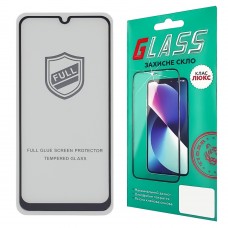 Захисне скло для Samsung A307/ A507 A30S/ A50S Full Glue (0.25 мм, 2.5D, чорне) Люкс