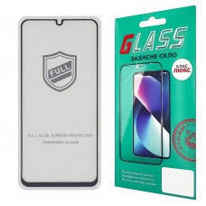 Захисне скло для Samsung A315/ A325/ A225/ M325 A31/ A32/ A22/ M32 Full Glue (0.25 мм, 2.5D, чорне) Люкс