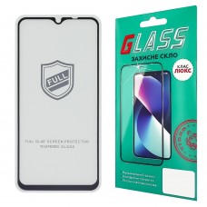 Захисне скло для Xiaomi Redmi 9/ 9 Prime/ Poco M2/ M3 Full Glue (0.25 мм, 2.5D, чорне) Люкс