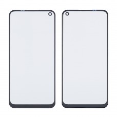 Стекло тачскрина с OCA плёнкой для Oppo A32/ A53/ A54 (2020) чёрное с олеофобным покрытием, закалённое