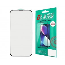 Защитное стекло для Apple iPhone 13 Pro Max/ 14 Plus (0.3 мм, 4D ARC чёрное) Люкс