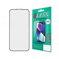 Защитное стекло для Apple iPhone 14 Pro Max/ I 15 Plus (0.3 мм, 4D ARC чёрное) Люкс