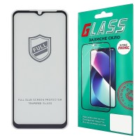 Захисне скло Samsung A145 A14 Full Glue (0.25 мм, 2.5D, чорне) Люкс