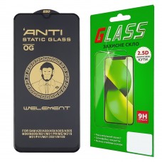 Захисне скло для Samsung A305/ A307/ A505/ A407 A30/ A50/ A30s/ A40s (0.3 мм, 5D чорне) ТОП