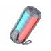 Портативная Bluetooth колонка Borofone BR33 TWS с LED подсветкой grey